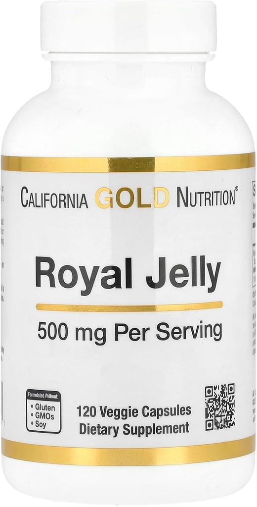 Kalifornien Gold Nutrition Royal Jelly, 500 mg, 120 Veggie Capsules