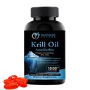 Antarctic Krill Oil 1000mg Softgels med Astaxanthin - Omega-3 EPA & DHA Supplement för hjärta, hjärna och gemensam hälsa i form av fosfolipider - 60 Vanilla-Flavored Softgels