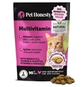 Cat Multivitamin Chews - Cat Treats for Health + Immune, Joint Support, Skin & Coat och Digestion - Omega 3s, Lysine & Probiotika för katter, vitaminer för katter - Kyckling (90-dag Supply)