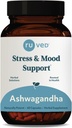 Ruvade Ashwagandha Capsules - Organic Ashwagandha Root Extract Supplement för Män & Kvinnor, 500mg Per Pill för Adrenal Health och Total Wellness - 60 Vegetariska Caplets (1 Count)