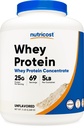 Nutricost Whey Protein Powder, Unflavored, 5 pund - från Whey Protein Concentrate