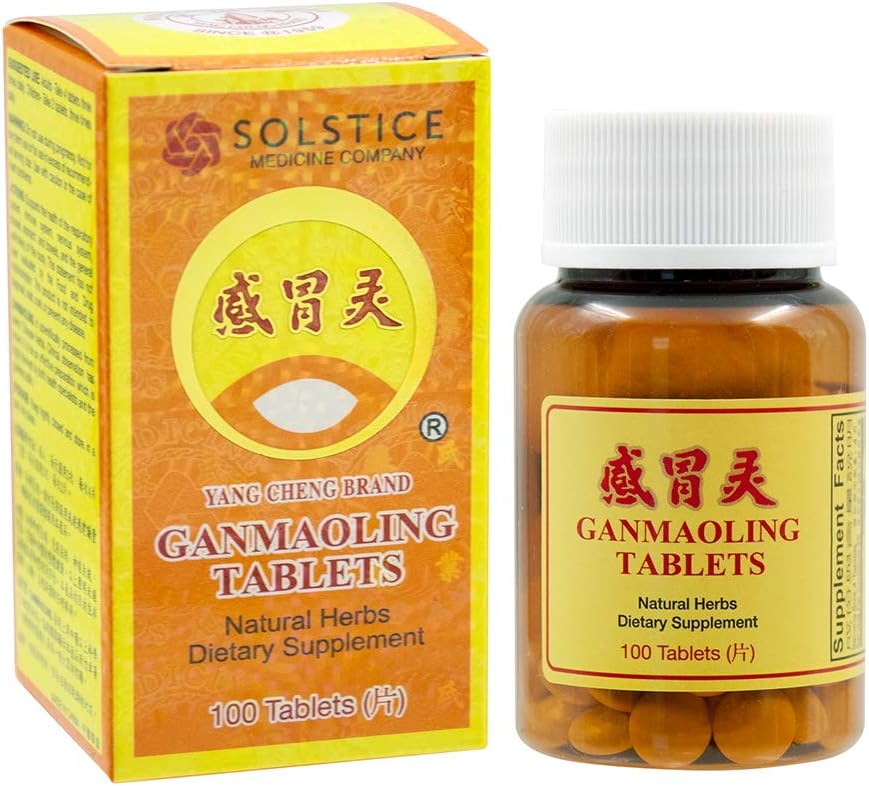 Yang Cheng Brand Gan Mao Ling 100 tabletter flaska