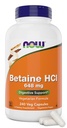 Betaine HCl 648mg 240 Veg Capsules (Pack of 2) - Digestive Enzymes Supplement - Förbättrad med Pepsin Protease för protein Digestion Support