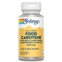 SOLARAY Food Carotene, vitamin A 10000 IE | Hälsosam hud, ögon, antioxidant och immunstöd (100 CT)