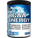 EVL BCAAs Amino Acids Powder - BCAA Energy Pre Workout Powder för muskelåterställning Lean Growth and Endurance - Rehydrating Post Workout Recovery Drink med naturligt koffein - Blue Raz