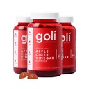 Goli Apple Cider Vinegar Gummy Vitamins - 180 greve - Vitaminer B9 & B12, Gelatin-Free, Gluten-Free, Vegan & Non-GMO