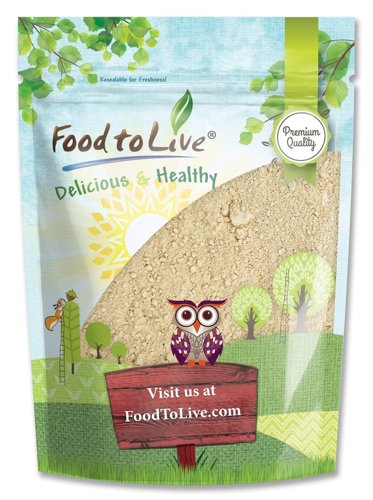 Food to Live - Black Maca Powder, 2 Pounds - Finely Ground Raw Dried Root, Kosher, Vegan, Non-Gelatinized Powder, Bulk