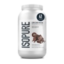 Isopure Low Carb 100% Pure Whey Isolate Protein Powder, Lactose Free, Gluten Free, Med Vitaminer, Nederländska Chocolate, 25g Protein Per Servering, 3,07 Lbs, 41 portioner (Packaging May Vary)