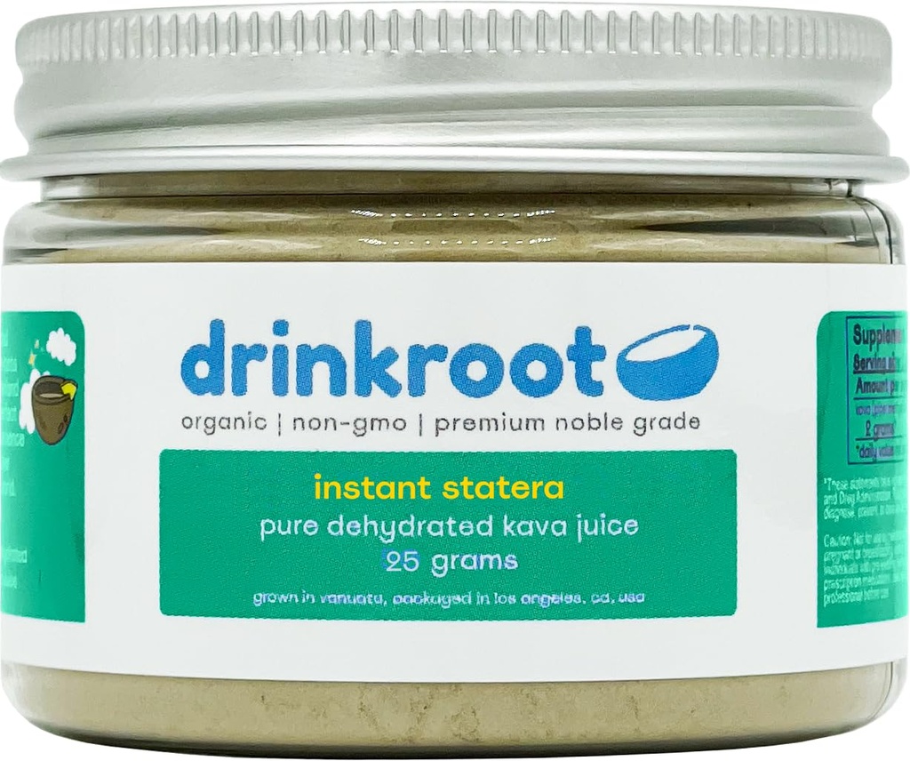 Instant Statera Vanuatu Kava - Pure Organic Dehydrated Kava Juice från ön 25g, 0,88 Ounce (Pack av 1)