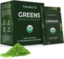 Greens Powder Travel Packs - 14 portioner för minne, Digestion I Best Taste Super Greens Powder med organisk Spirulina, Goji, Beetroot, Pomegranate I Vegan, Icke-GMO