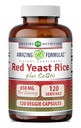 Fantastiska formler Red Yeast Rice 600 Mg Plus Co Q-10 50 Mg 120 Vegetariska kapslar