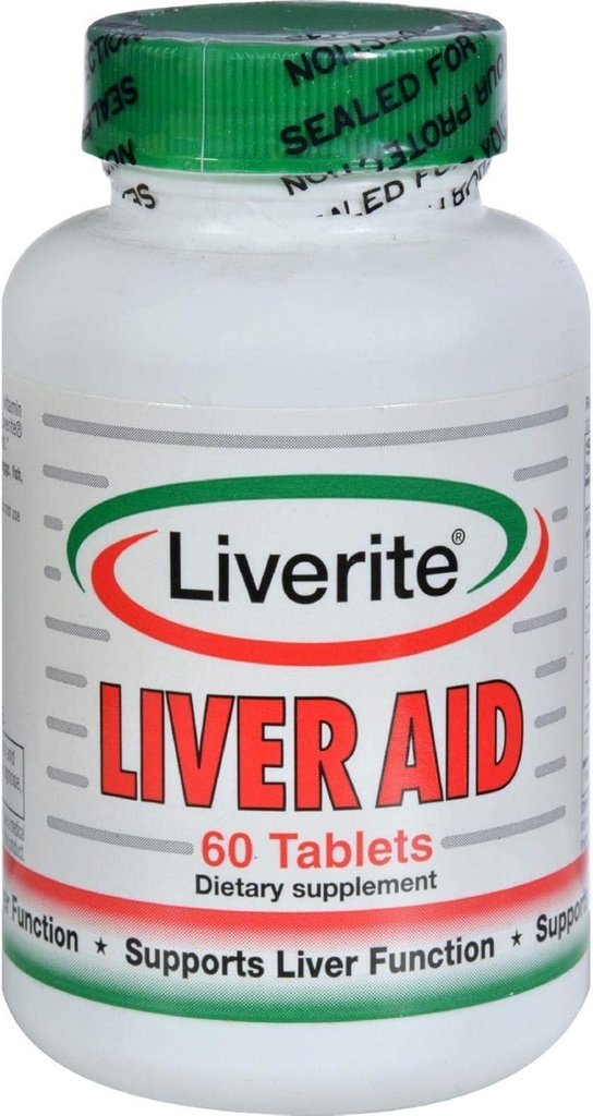 Liverite Liver Aid, Tablets, 60 tabletter (Pack of 2)