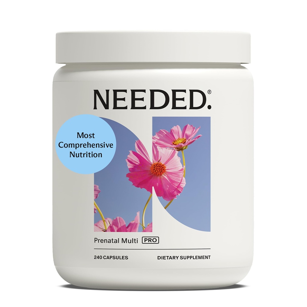 Behöver. Multivitamin med kolinkapslar för prenatal, graviditet, amning, postpartum | Expertly-Formulerad och tredjepartstestad | 30-dagars leverans
