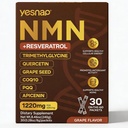 NMN Liquid Supplement NAD+ 7-in-1 Support with Aging-Supportive Resveratrol, TMG, Quercetin, CoQ10, Grapeseed, PQQ, Apigenin Cellular Energy & NAD Levels, 30 On-The-Go Packets, Grape Flavor