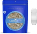 Capsuline Size 000 - Clear Empty Vegan Capsules - 1000 Count - Empty Veggie Pill Capsules - DIY Vegetable Capsule Filling - Empty Caps - Kosher och Halal Certified - Non-GMO Certified