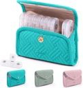 BAGSFY Weekly Pill Organizer 3 gånger om dagen i ett sött tygfall, medicin Pill Organizer, Pill Box, Portable Travel Pill Case, Pill Container för medicinering, vitaminer, fiskoljor, tillskott