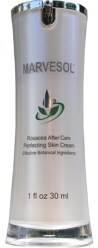Rosacea Cream Lotion Serum för Face Skin | Soothes & Reduces Rosacea Redness Acne & Blemishes | Förbättrar Strålning | Ger en balanserad stat för hud | Gentle på hud | Made in USA (30 ml)