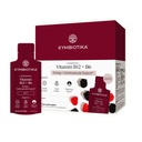 CYMBIOTIKA Liposomal Vitamin B12 + B6 Liquid Supplement, Cellular Energy, Brain Health, Heart Health, + Nerve Function Support, Enhanced Absorption, Gluten Free, Soy Free, Plant-Based, 28 5 mL Packets