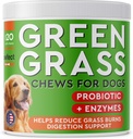 PAWFECTCHEW Dog Pee Grass Helper - Grassbehandling för hund urin - Dog Urine Neutralizer för gräsbränna fläckar - Dog Pee Lawn Repair Treats med probiotika - Made in USA - 120 Chews