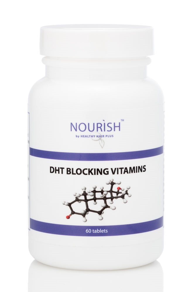 Hälsosamt hår Plus - DHT Blocker Vitaminer Supplement för män och kvinnor - 60 tabletter - Zink - Saw Palmetto - Biotin - Folic Acid - Tillväxttjockare och Hälsa Hår