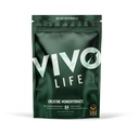 Vivo Life - Kreatinmonohydratpulvermärkt - Vegan, osmakad (8,8 oz, 84 portioner)