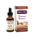 Amber NaturalZ Vibactra Immune Support Herbal Supplement för hundar, katter, fåglar, Guinea Pigs och kaniner | Pet Herbal Blend för övergripande hälsa | 1 Fluid Ounce Glass Bottle | Tillverkad i USA