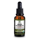 Organic Black Seed Oil - USDA Certified Cold Pressed Glass Bottle Över 1,5% Thymoquinone 3X styrka turkisk Black Cumin Nigella Sativa icke-GMO 100% ren Blackseed Oil (1oz Glass Dropper Bottle)