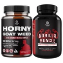 Bundle of Horny Goat Weed for Male Enhancement - Extra Strength Horny Goat Weed för män och extra styrka Testosteron Boosteron för män - Natural Testosteron Supplement