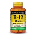 Mason Vitamins Mason Vitamin B 12 250mcg tabletter
