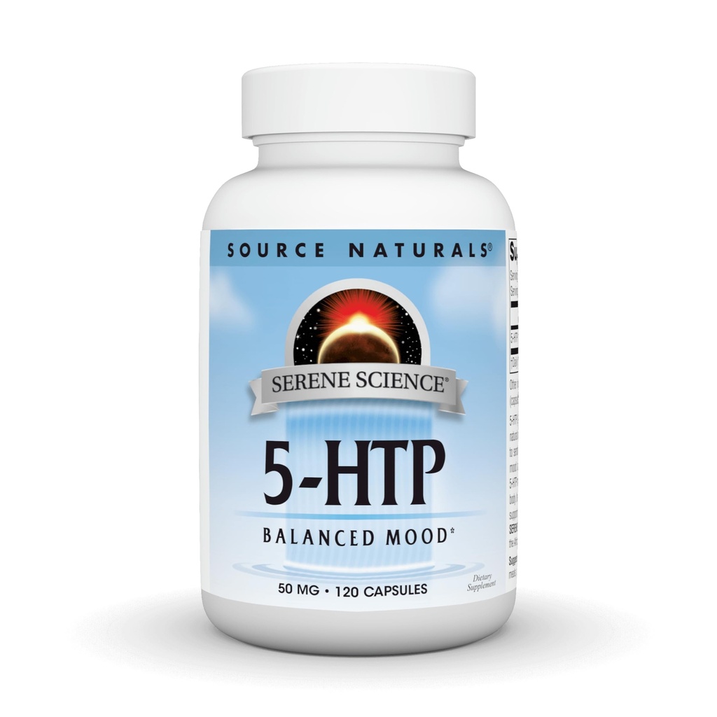 Källa Naturals Serene Science 5-HTP 50 mg - 120 kapslar
