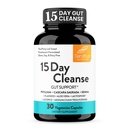 Sandhu's 15 Day Gut Cleanse Colon Detox för kvinnor och män | Stöder Colon Cleansing & Digestive Health | Senna, Cascara Sagrada, Psyllium Husk & Probiotics | 30 kapslar Dietary Supplement,15 Days Supply