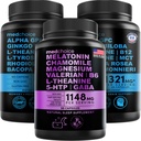 MEDCHOICE Sleep Melatonin (90ct) och Nootropic Brain (120ct) Supplement Bundle - Wellness Duo för sömn, hjärna, fokus och humörstöd - Vegan, icke-GMO, Gluten-Free
