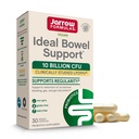Jarrow Formulas Ideal Bowel Support - 10 miljarder CFU Per Serving - Bowel Support - Reducerar Bloating, Gas & Intestinal Discomfort - Upp till 30 portioner (Veggie Caps)