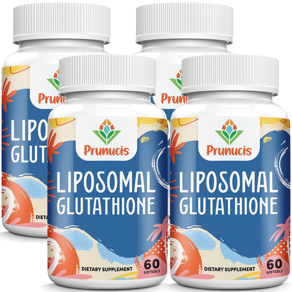 2400MG Liposomal Glutathione, med Vitamin C, Milk Thistle & Alpha-Lipoic Acid, Master Antioxidanter, Rena Reduced L-Glutathione - Immune System, Cell Repair, Energy, High Absorption, 240 Softgels