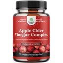 Rengöring Apple Cider Vinegar Capsules - ACV Cleanse och Detox Pills för Gut och Digestive Health med bantning Cayenne - Extra Styrka ACV kapslar för Gut Cleanse och Full Body Detox (60 portioner)