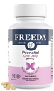 FREEDA Prenatal Vitamin - Kosher Prenatals - Prenatal Vitaminer med järn, Prenatal Folic Acid, Choline, Vitamin D - En daglig Natal Multivitamin Stöd för gravida och aktande kvinnor (250)