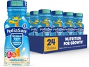 PediaSure Grow & Gain med Immune Support, 27 Vitaminer & Minerals för barn, 7g Protein, Non-GMO, Gluten-Free, Vanilla, 8-fl-oz Bottle, Pack av 24