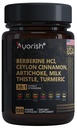 Berberine Supplement - Hög styrka 7500mg Equivalent - Berberine med Ceylon Cinnamon, Milk Thistle & Turmeric - 120 Vegan Capsules - Non-GMO, USA Formulerad