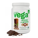 Vega Premium Protein + Supergreens, Chocolate - 20g Vegan Protein, Dairy & Gluten Free, 19,2 oz (16 portioner)