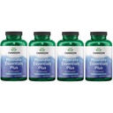 Swanson Prostate Plus - Naturligt tillskott för män som främjar hälsosam urinvägsflöde och frekvens -Stödande övergripande prostatahälsa - (180 Veggie kapslar) 4 Pack