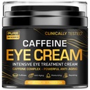 Koffein Eye Cream för anti åldrande, mörka cirklar, väskor, puffiness. Bra under ögon hud + ansikte åtstramning, ögonlyftbehandling för män och kvinnor 1.7oz