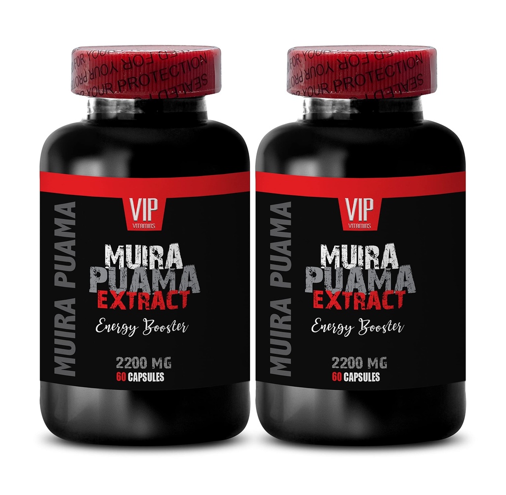 muira puama växt - MUIRA PUAMA EXTRACT - ENERGY BOOSTER - muira puama catuaba, muira puama för män, adaptogener kosttillskott, humör stöd tillägg, super antioxidanter kosttillskott, 2 Bot 120 Caps