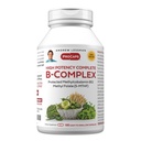 ANDREW LESSMAN High Potency B-Complex 180 kapslar - med höga nivåer av folatkomplex och biotin, främjar cellulär tillväxt, energi, immunfunktion, avgiftning, fettmetabolism och mer