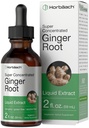Horbäach Ginger Root Extract Liquid | 2 oz | Alkoholfri tillägg | Superkoncentrerad | Vegetarisk, icke-GMO, Glutenfri