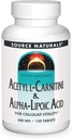 Källa Naturals Acetyl L-Carnitine & Alpha-Lipoic Acid 650mg- 120 tabletter
