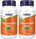 Nu Foods Peppermint Gels med Ginger & Fennel Oils, 90 Softgels (Pack of 2)