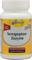 Vitacost Serrapeptase Enzyme - 60 vegetariska kapslar - Enteric Coated - Fördröjd frisättning