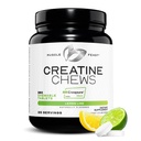 Muscle Feast Creatine Monohydrate Chewables - Vegan & Gluten-Free Creapure Creatine Chews för Män & Kvinnor - Utsökt Citrus-Flavored Kreatin tabletter för muskelbyggnad - Lemon Lime, 360 Tabs