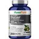 NusaPure Olive Leaf 20% Oleuropein 50:1 Extrakt, 500 mg Equivalent till 25 000 mg 200 Veg Caps Suitable för vegetarianer och veganer, icke-GMO