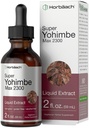 Horbäach Yohimbe Bark Liquid Extract | 2 Fl Oz | Tillskott för män och kvinnor | Alkoholfria tinktur droppar | Vegetarisk, icke-GMO och Gluten fri